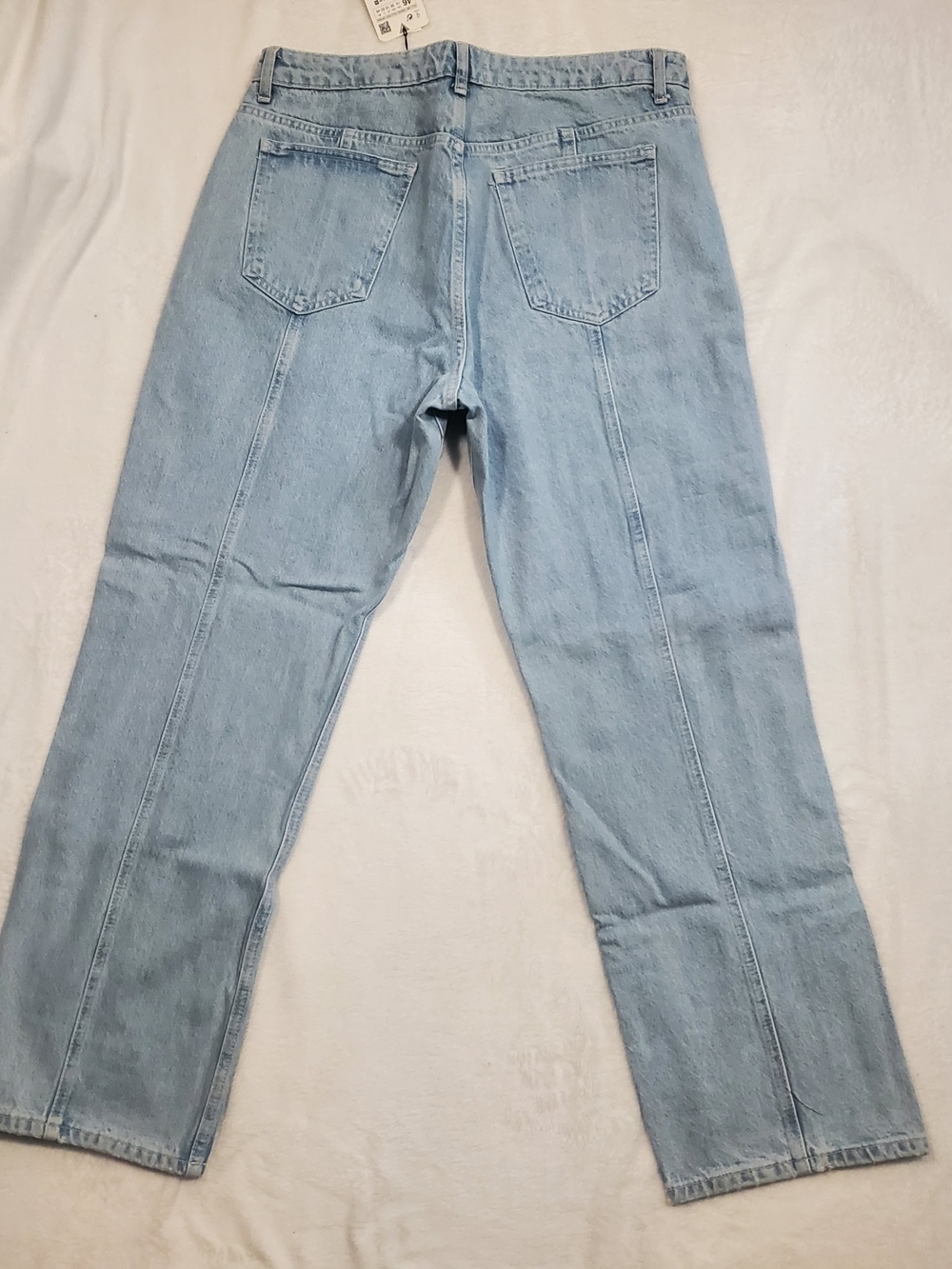 Zara NWT Light Blue Denim Jeans - Picture 4 of 6